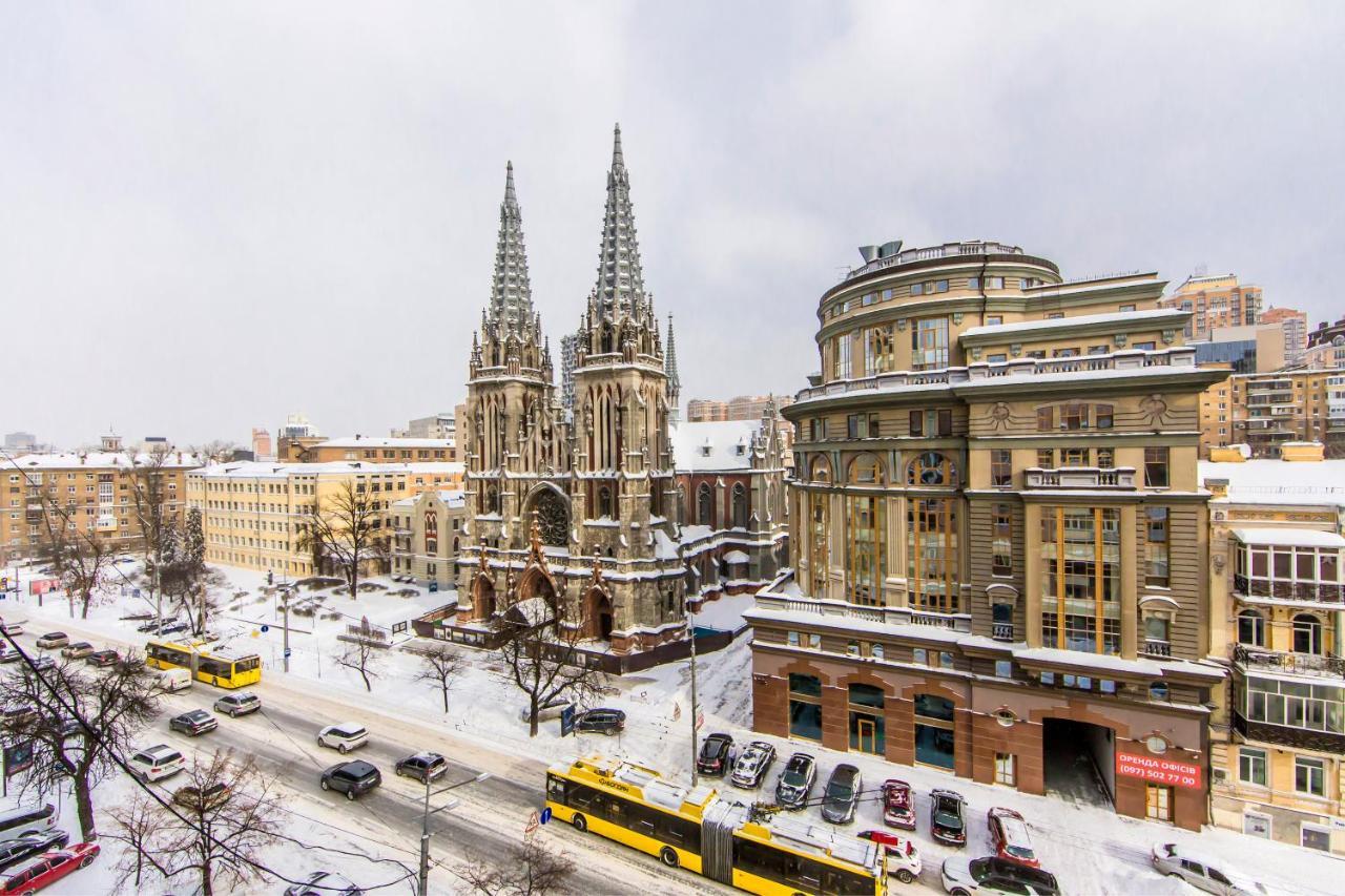 Шикарная Квартира Возле Костёла В Центре Kiev Exteriör bild